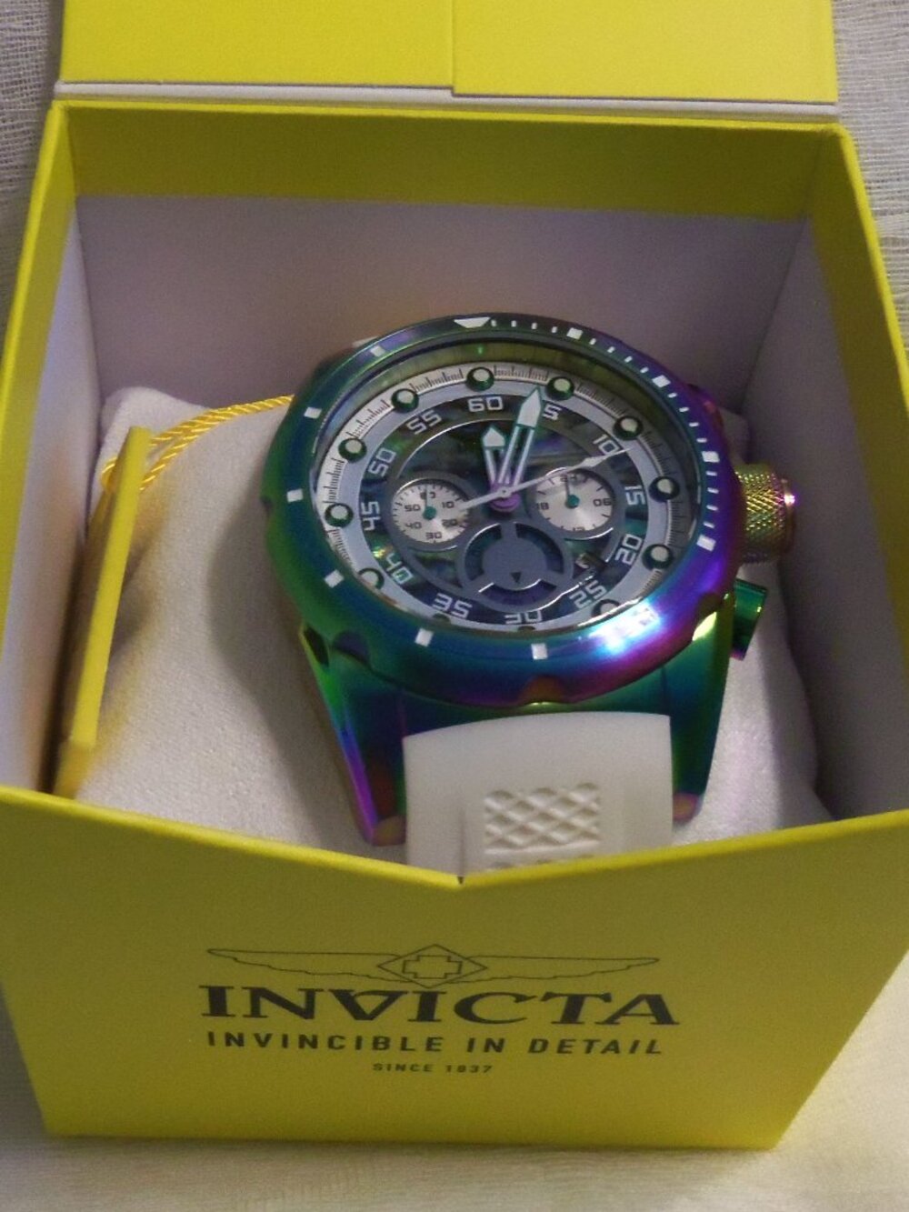 Invicta Speedway Men's Watch 50mm White